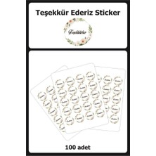 Lizpo Decor Thank You Sticker Etiket 11