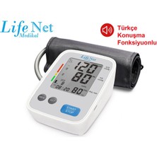 Life Net Medikal Türkçe Konuşan Üst Koldan  Dijital Tansiyon Aleti WBP114