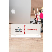 Hediye Dükkanı Anestezi Teknikerine Hediyene Hediye Taş Masa Isimliği