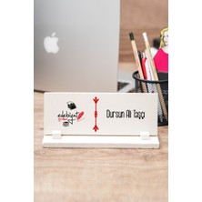 Hediye Dükkanı Edebiyat Öğretmenine Hediye Taş Masa Isimliği