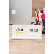 Hediye Dükkanı Harita Teknikerine Hediye Taş Masa Isimliği