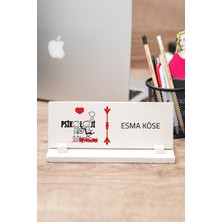 Hediye Dükkanı Psikoloji Öğretmenine Hediye Taş Masa Isimliği