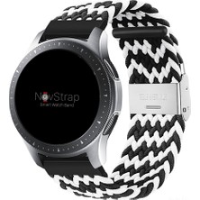 Novstrap Samsung Galaxy Watch SM-R800 ile Uyumlu Kordon Kayış (22MM) Flexible Elastik Örgü Kayış