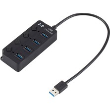 SZYKD 4 Bağlantı Noktası USB 3.0 Hi Hızlı Çoklu Hub Genişleme Pc ve Dizüstü Bilgisayar Için Anahtar (Yurt Dışından)