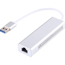 SZYKD Alüminyum Kabuk 3 Usb3.0 Ports Hub Usb3.0 Gigabit Ethernet Adaptörü (Yurt Dışından)