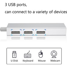 SZYKD YH-U1009 3 x USB 3.0 RJ45-USB 3.0 Dizüstü Bilgisayarlar Için Harici Sürücü Içermeyen Göbek, Rastgele Renk Dağıtım (Yurt Dışından)