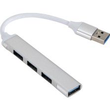 SZYKD A809 USB 3.0 x 1 USB 2.0 x 3 Ila USB 3.0 Çok Işlevli Ayırıcı Hub Adaptörü (Gümüş) (Yurt Dışından)