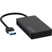 SZYKD KYTC47 4 Bağlantı Noktası USB Adaptör Kablosu, Renk: Siyah USB 3.0 (Yurt Dışından)