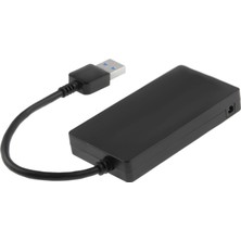 SZYKD Taşınabilir Süper Hızlı 4 Bağlantı Noktası USB 3.0 Hub LED Göstergesi 5gbps Sıcak Aşı, Usb3.0 Sinyalini Temizle (Yurt Dışından)