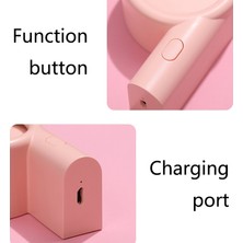 SZYKD A9 Asma Boyun Fanı USB Masaüstü El Taşınağı Uygun Fan (Sarı) (Yurt Dışından)
