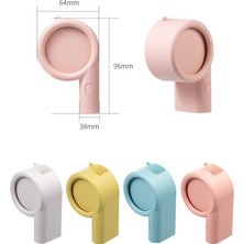 SZYKD A9 Asma Boyun Fanı USB Masaüstü El Taşınağı Uygun Fan (Sarı) (Yurt Dışından)