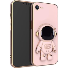 Apsuwa Iphone 7 Kılıf Astronot Standlı Silikon + Ekran Koruyucu