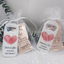 Hayaller Dükkanı 30 Adet Tül Kese Içinde Dikey Açacak ve Türk Kahvesi Nikah Şekeri