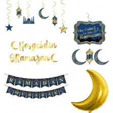 Hayaller Dükkanı 5 Set Ramazan Süsleri 10'lu Tavan Süs,6'lı 11 Ayın Sultanı Tavan Süsü