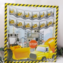 Hayaller Dükkanı Inşaat Desenli Iyi Ki Doğdun Banner