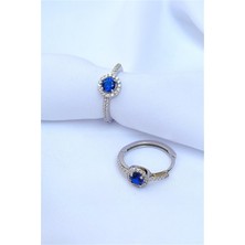 Pier Gümüş Zirkon Taşlı Halka Küpe