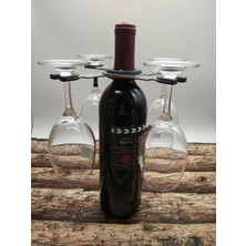 Wine Glass Holder Şişeler Için Bardak Tutacağı Şık Pratik Orjinal-Wine Glass Holder