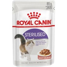 Royal Canin Sterilised Gravy Pouch Kısırlaştırılmış Yetişkin Kedi Yaş Maması Tavuk 85 gr