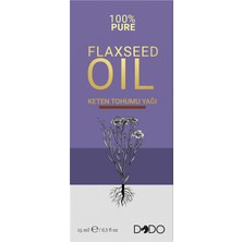 Dodo %100 Saf Keten Tohumu Yağı 15 ml (3 Başlıklı Özel Kutu)