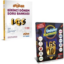 Ünlüler Yayınları Ünlüler Karması 8. Sınıf 1. Dönem 10 Deneme ve Spoiler Yayınları Lgs Birinci Dönem Soru