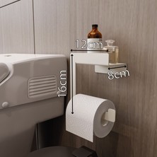 Lamizon Wc Tuvalet Kağıtlığı Wc Kağıtlık Havluluk Raf