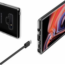 ZORE Galaxy Note 9 Kılıf Zore Şeffaf Ince ve Esnek Süper Silikon Kılıf