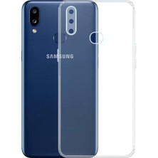 Prolysus Samsung Galaxy A10S Kamera Korumalı Şeffaf Kılıf + Ekran Koruyucu