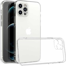 Prolysus Apple iPhone 12 Pro Kamera Korumalı Şeffaf Kılıf + Ekran Koruyucu