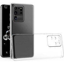 Prolysus Samsung Galaxy S20 Ultra Kamera Korumalı Şeffaf Kılıf + Ekran Koruyucu