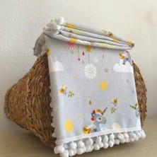 Lief Home Flanel ( Pazen ) Bebek Battaniyesi 100X115 | Çift Taraflı