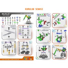 Build Technic Set, 88 Parça Tak-Sök Yüksek Vinç Block Yapı Seti