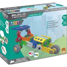 Sole Build Technic Set, 72 Parça Tak-Sök Buggy Araba Block Yapı Seti