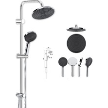 Valtemo Duş Seti Sistemi Krom Selfio VS-2903