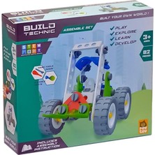 Sole Build Technic Set, 82 Parça Tak-Sök Forklift Block Yapı Seti