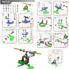 Build Technic Set, 77 Parça Tak-Sök Helikopter Block Yapı Seti