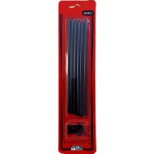 Parti Adresi Siyah Mum 20 cm 7'li