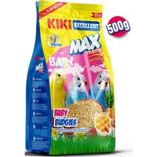 Kıkı Excellent Kuş Max Menu Baby Budgies Yavru Muhabbet Kuşu Yemi 500 Gr. KB303