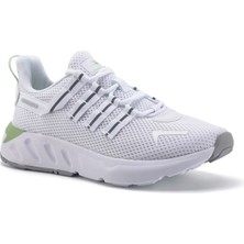 Lumberjack Kadın Beyaz Spor Ayakkabı Sword Düz Taban Deri Koşu Ayakkabısı