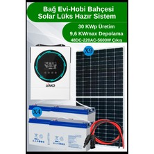 N&d Lighting Bağ Evi Hobi Bahçesi Lüks Konfor Solar Paket 30KWP