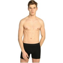 Tutku 6'lı Paket Siyah 0114 Likralı Erkek Boxer