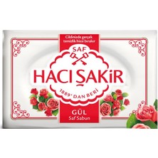 Hacı Şakir Banyo Sabunu Gül 150 gr Tekli Paket x 6