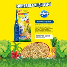 Kıkı Excellent Kuş Max Menu Budgies Ballı Muhabbet Kuşu Yemi 1000 Gr. KB302