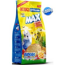 Kıkı Excellent Kuş Max Menu Budgies Ballı Muhabbet Kuşu Yemi 1000 Gr. KB302