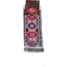 Kapadokya Hediyelik Kilim Desenli Patik Çorap 2 ADET