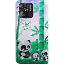 Zunhai Xiaomi Redmi 10C Global Bambu Panda Için 3D Boyalı Kasa (Yurt Dışından)