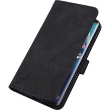 Zunhai Sharp Aquos R6 Siyah Için Crossbody Deri Kılıf (Yurt Dışından)