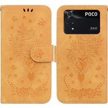 Zunhai Xiaomi Poco M4 Pro Sarı Için Deri Kasa (Yurt Dışından)