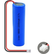 Efcell Şarjlı Pil Soketli 3.7V 2200MAH 18650 Li-Ion Beyaz Uç Efcell