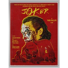 Joker Poster 45X60CM Afiş - Kalın Poster Kağıdı Dijital Baskı