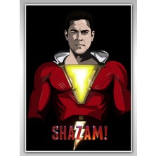 Shazam Poster 45X60CM Afiş - Kalın Poster Kağıdı Dijital Baskı